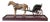 Early 20th-Century Carved Wooden Horse and Carriage Model For Sale