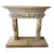 1980s Italian Renaissance Limestone Mantel For Sale