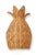 Boho Chic Pair of Vintage Palm Beach Style Woven Rattan Pineapple Wall Sconces For Sale - Image 3 of 11