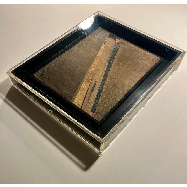 Abstract Original 1980s Michelle Knoblauch Abstract Mixed Media Acrylic Painting #78 For Sale - Image 3 of 11