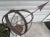 Brown Vintage Mid 20th Century Swedish Wrought Iron Armillary Sphere on Cast Iron Base For Sale - Image 8 of 9