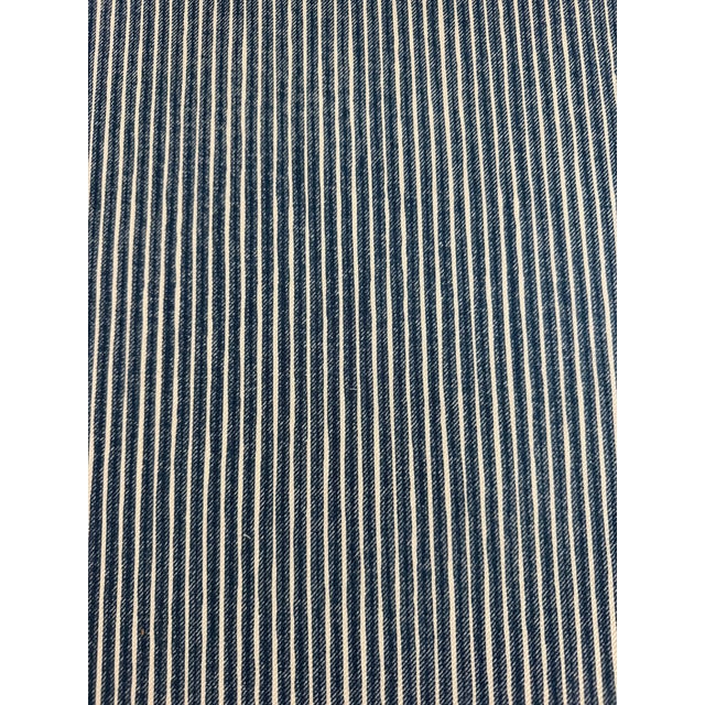 Fermoie Poulton Stripe fabric - 4 yards SKU: L-316 100% Cotton The love of block printing shows in the drawing of this...