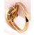 14 Karat Yellow Gold Free Form Ring with Diamonds 0.50 TDW. Size 5.5 4.84 grams total weight.