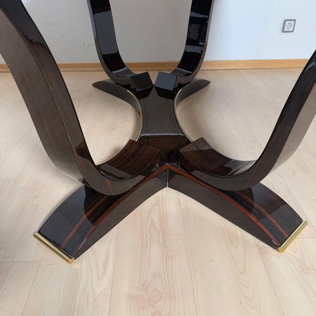 1930s Art Deco Dining Table with Chairs, Paris, 1930, Set of 11 For Sale - Image 5 of 18