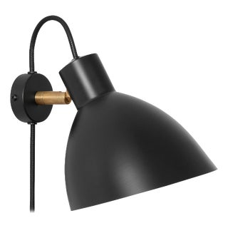 Black KH#1 Wall Lamp by Sabina Grubbeson for Konsthantverk For Sale