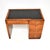 Wood Art Deco Burr, Walnut, and Leather Top Desk, 1930s For Sale - Image 7 of 15