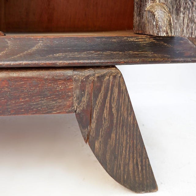 Vintage Wenge Wood Sideboard with Outward-Splayed Legs For Sale - Image 15 of 16