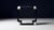 Yin yang side table, steel and porcelain, by auste ost dimensions: w 50 x d 30 x h 50 cm materials: painted steel,...