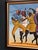 Mid-Century Modern R. Shaw, Dancing Figures with Instruments, 1950s, Oil Painting on Canvas, Framed For Sale - Image 3 of 15