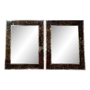 Pair of Modern Eglomise Mirrors