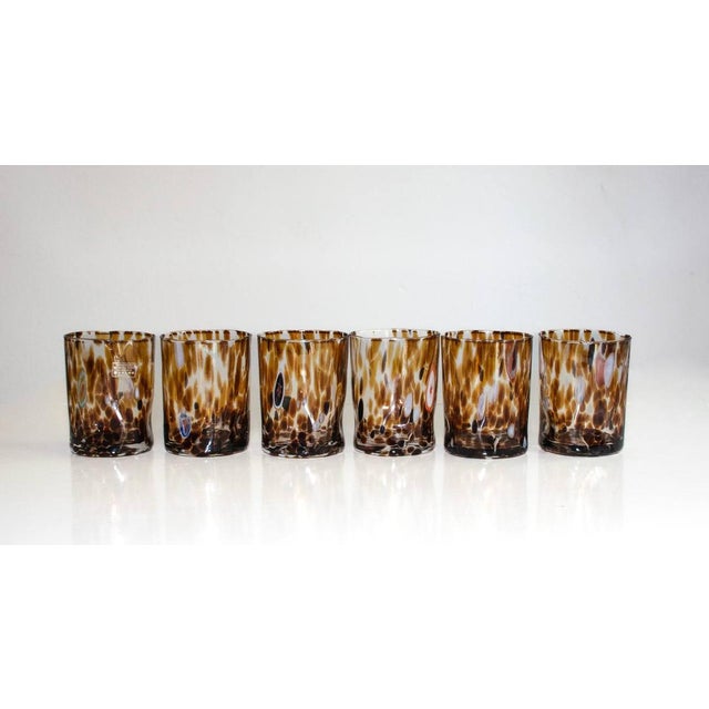 Cocktail Glasses by Iskra for Murano Verre, Set of 7 For Sale - Image 14 of 18