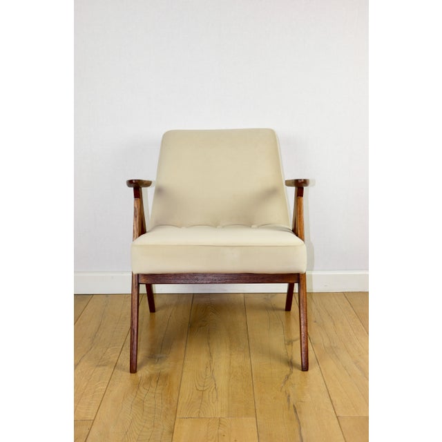 366 Lounge Chair in Dark Oak by Chierowski, 1970s For Sale - Image 11 of 11