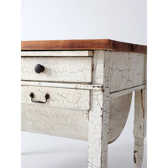 Antique Baker's Table For Sale - Image 6 of 18