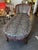 Restored chaise longue with leopard print 20th century, Rococo style Restored condition, reupholstered with unusual...