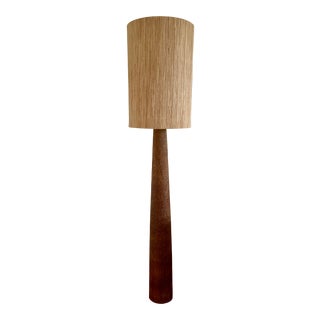 Chista Large Coconut Wood Lamp For Sale