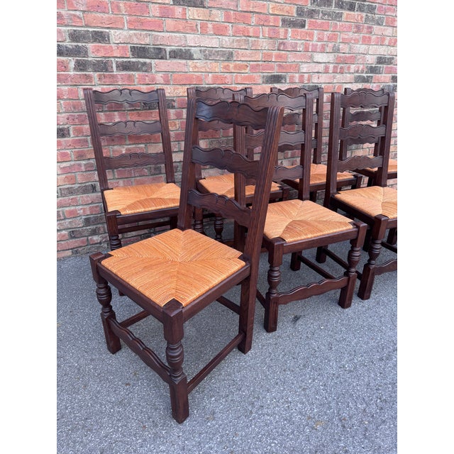 French Chairs Set of 8 For Sale - Image 10 of 13