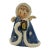 Vintage 1950s Goebel West Germany Petite Angel With Lantern Figurine – Blue Coat Holiday Cherub For Sale