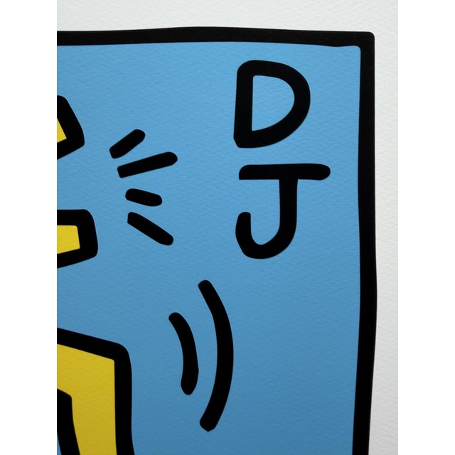 Keith Haring, Untitled (Dj) 1983, 2000s, Paper For Sale - Image 4 of 8