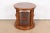 Traditional Ethan Allen Regency Carved Banded Mahogany Three-Tier Drum Side Table For Sale - Image 3 of 13