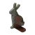 Marble and Steel Bunny Bookends by Alessandra Grasso, Set of 2 For Sale - Image 4 of 7