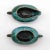1960s Mid-Century Blue Mountain Pottery Drip Glaze Redware Cream and Open Sugar Set For Sale - Image 9 of 10