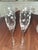 Royal Doulton 1990s Royal Doulton Millennium 2000 Crystal Champagne Flutes Celebration Set of 2 For Sale - Image 4 of 6