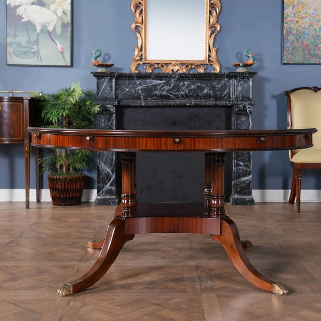 Niagara Furniture Traditional Mahogany Dining Table For Sale - Image 13 of 13
