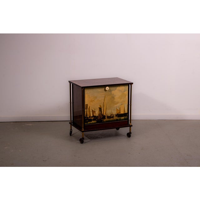 Mid-Century Modern French Bar Cabinet, 1970 For Sale - Image 12 of 13