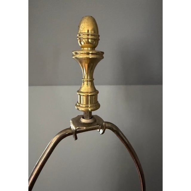Metal 1980s Neoclassical Brass Olympic Torch Lamps For Sale - Image 7 of 7