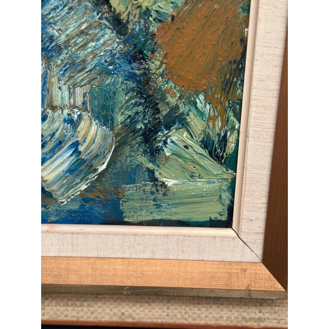 Gösta Falck, Sitting Child, 1960s, Oil on Canvas, Framed For Sale - Image 10 of 18