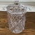 1980s Biscuit Jar With Tongs Bohemia Czech Republic Cut Crystal For Sale - Image 5 of 13