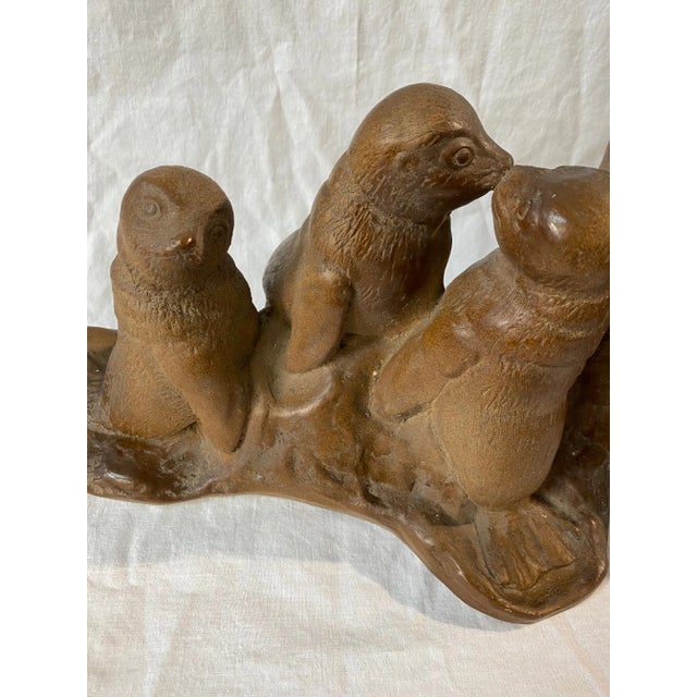Stone Animal Seals Sculpture For Sale - Image 4 of 9