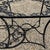 Mid 20th Century Vintage Salterini Style Leaf Vine Scroll Wrought Iron Oval Patio Coffee Table For Sale - Image 5 of 11