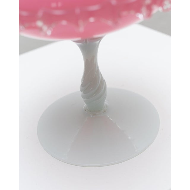 Pink Empoli Glass Bowl, Italy, 1960s For Sale - Image 6 of 12