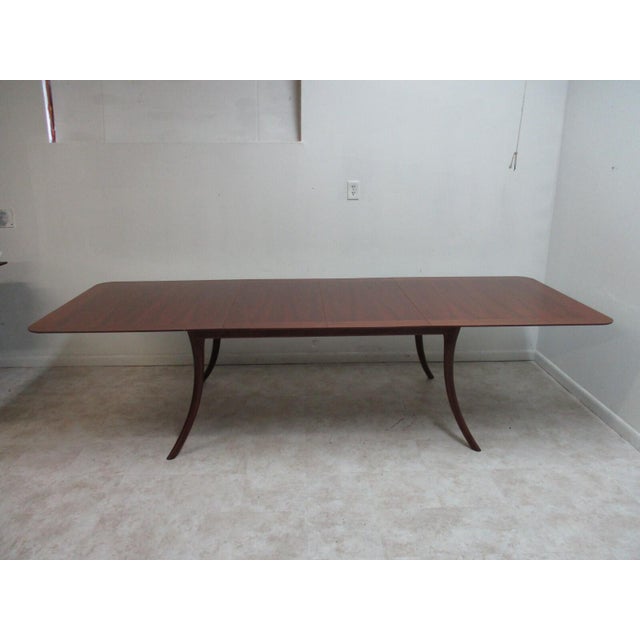 1990s Bexley Heath for Widdicomb Teak Dining Room Conference Table Danish Modern For Sale - Image 12 of 13