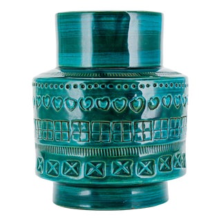 Mid-Century Modern Ceramic Vase by Aldo Londi for Bitossi, 1960s For Sale