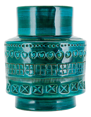 Mid-Century Modern Ceramic Vase by Aldo Londi for Bitossi, 1960s