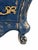 Hand-Painted Royal Blue Pulaski Bombé Chest—Distressed French Provincial Dresser For Sale - Image 12 of 15