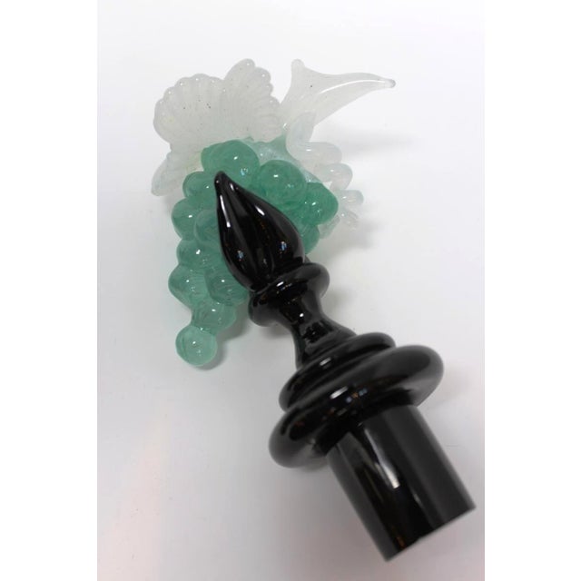 Gambaro & Poggi - Tall Murano Glass Vase With Stopper For Sale In Naples, FL - Image 6 of 8
