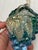 Kugel Style Iridescent Blue Art Glass Bunch of Grapes Sculpture For Sale In San Francisco - Image 6 of 8