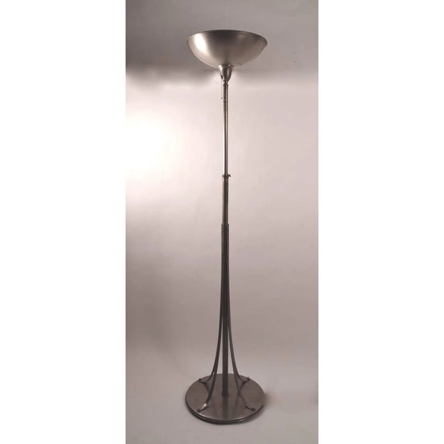 1930s Important Machine Age Art Deco Lamp by Hugo Gnam For Sale - Image 5 of 10