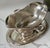 French Vintage Christofle Silver Plated Gravy Sauce Boat With Handle and Under Plate France 8"x5" For Sale - Image 3 of 10