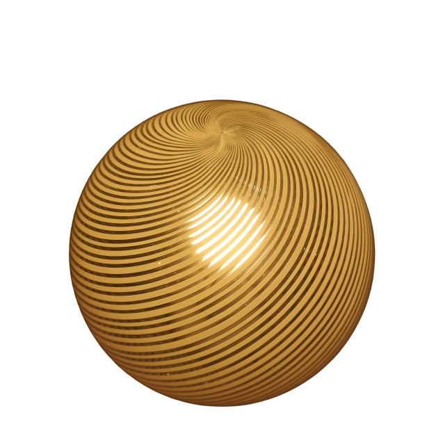 Vintage Italian Murano Glass Table Lamp from Venini, 1960 For Sale - Image 9 of 13
