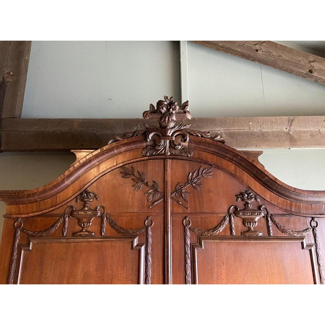 Antique Mahogany Empire Top Desk For Sale - Image 4 of 12