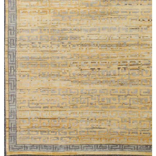 Modern Khotan Rug, rug , country of origin / type: India / Modern, circa Early-21st Century. Measures: 9'0 x 12'0.