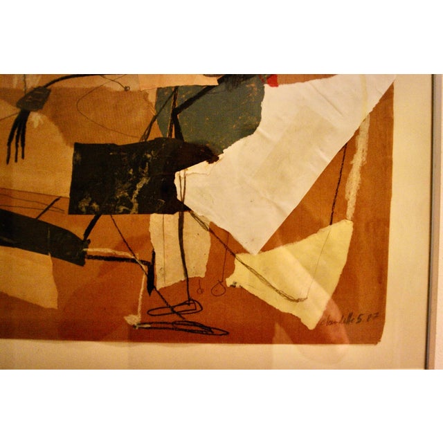 Claudette Griffith, Composition, 1987, Collage on Paper For Sale - Image 3 of 8