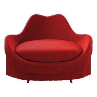 Jeane Armchair (Fringes) by Ottiu For Sale
