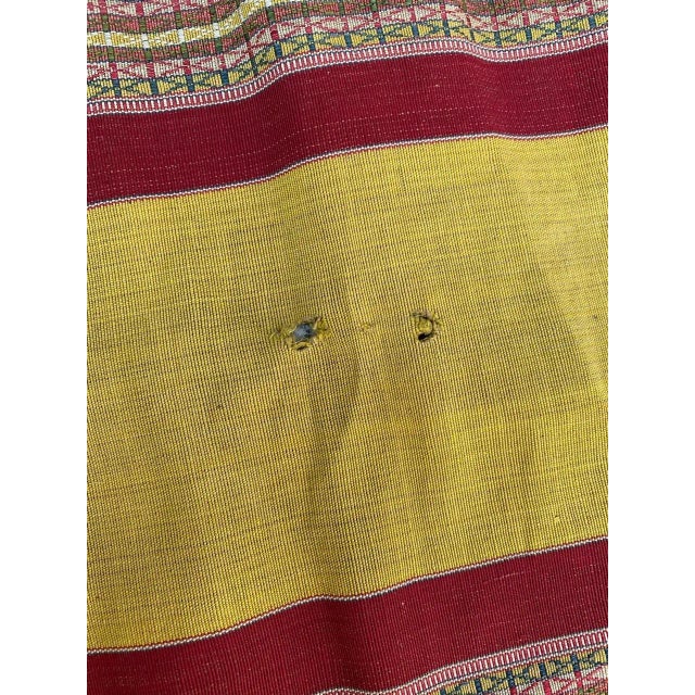 Textile Longe Vintage Tunisian Woven Rug, 1930s For Sale - Image 7 of 10