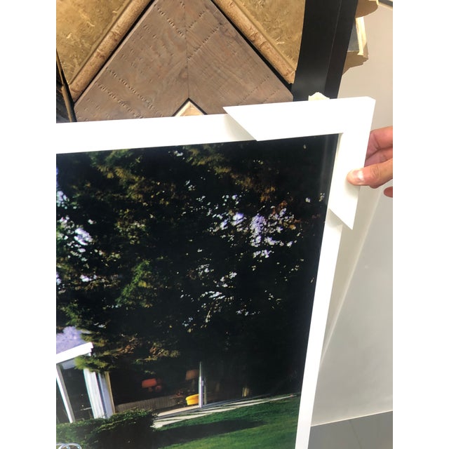 Not Yet Made - Made To Order Framed Pools at Lake Tahoe Print by Slim Aarons 40"x40" For Sale - Image 5 of 5