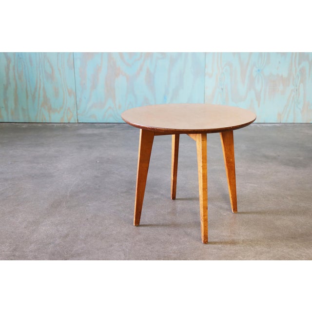 Mid Century Modern 1950s Jens Risom Style Birch Table With Splay Legs For Sale - Image 6 of 10